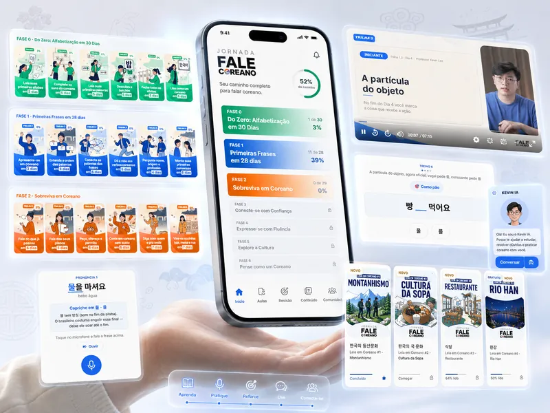 A plataforma da Jornada no celular e no computador